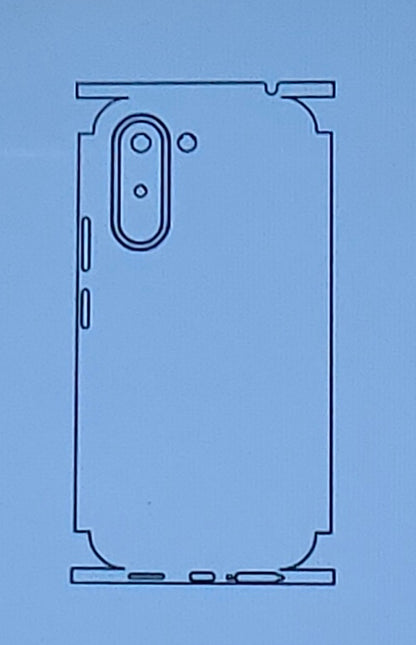 OnePlus N6X 5G Matte & Glossy Finish Back Protector Lamination Membrane Guard