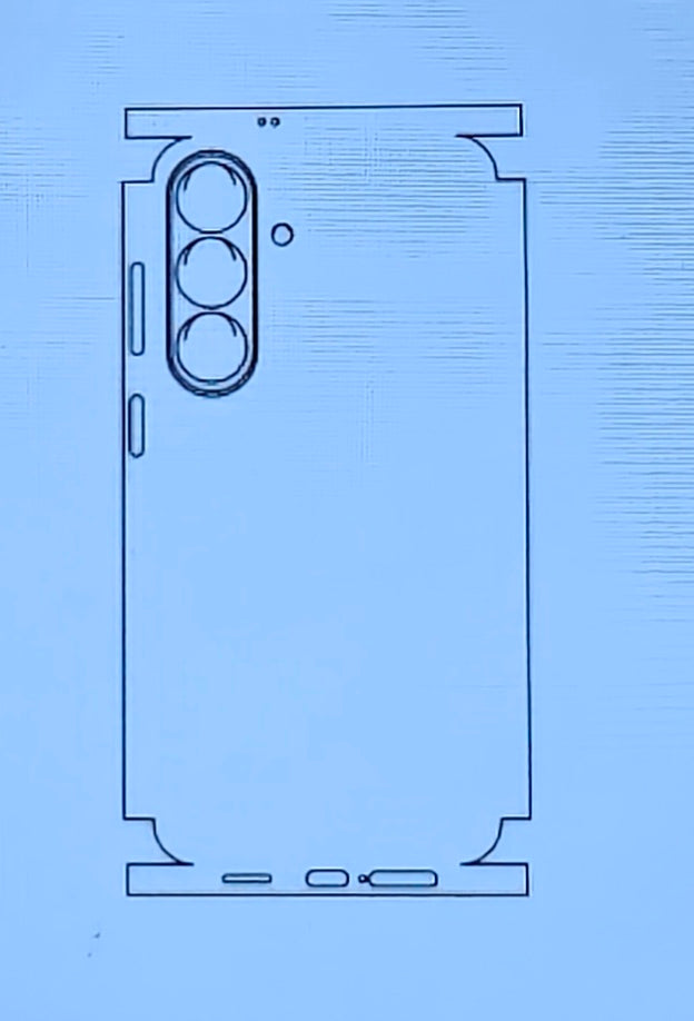 Samsung Galaxy S26FE / S26 FE 5G Matte & Glossy Finish Back Protector Lamination Membrane Guard