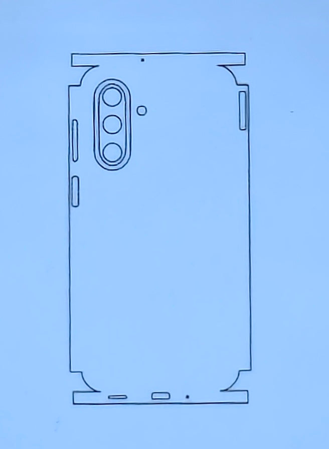 Samsung Galaxy A18 4G / 5G Matte & Glossy Finish Back Protector Lamination Membrane Guard