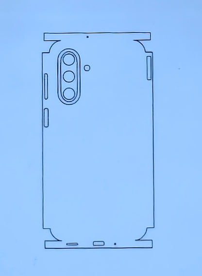 Samsung Galaxy A18 4G / 5G Matte & Glossy Finish Back Protector Lamination Membrane Guard