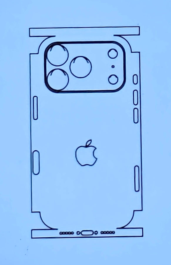 Apple iPhone 18 Pro 5G Matte & Glossy Finish Back Protector Lamination Membrane Guard