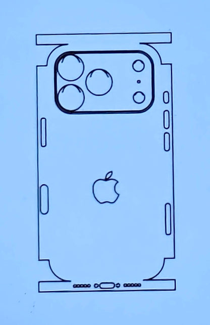 Apple iPhone 18 Pro 5G Matte & Glossy Finish Back Protector Lamination Membrane Guard