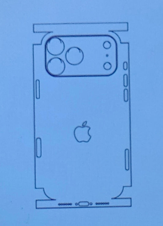 Apple iPhone 18 Pro Max 5G Matte & Glossy Finish Back Protector Lamination Membrane Guard
