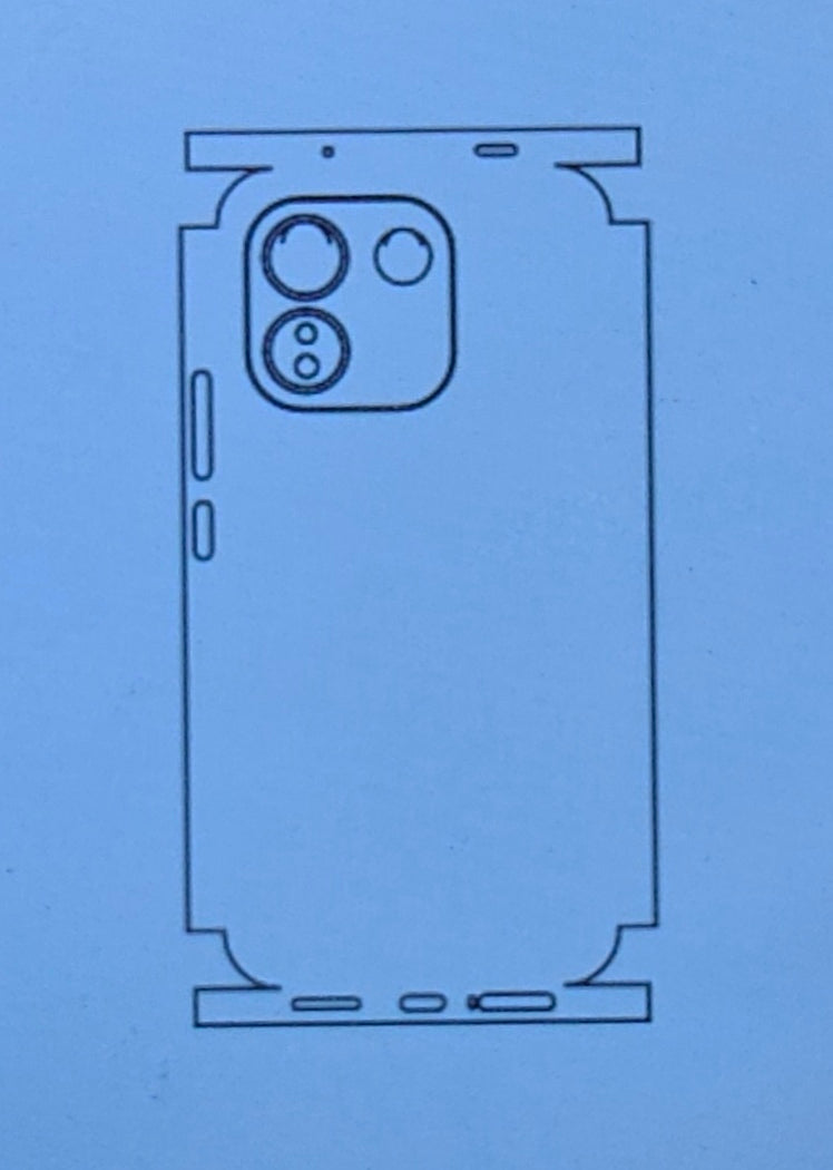 Redmi Note 17 Pro Max 5G Matte & Glossy Finish Back Protector Lamination Membrane Guard