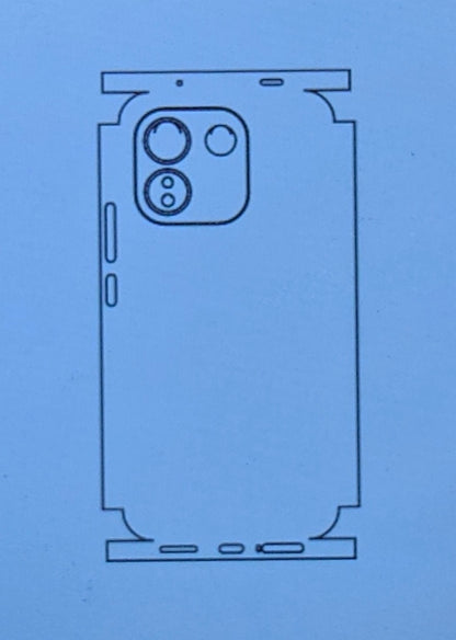 Redmi Note 17 Pro Max 5G Matte & Glossy Finish Back Protector Lamination Membrane Guard