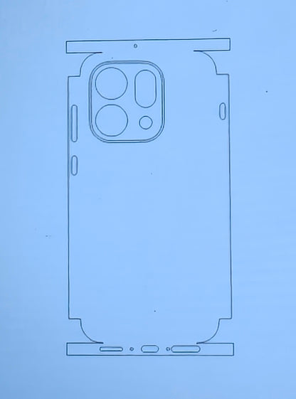 Oppo Find X10E 5G Matte & Glossy Finish Back Protector Lamination Membrane Guard