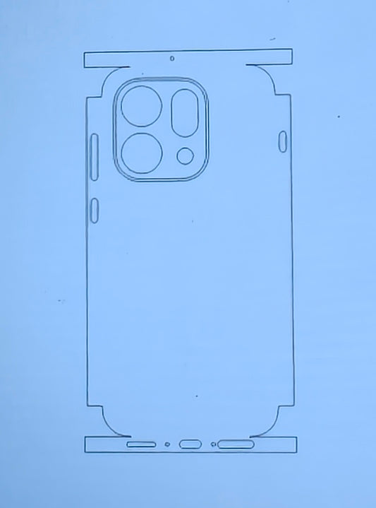 Oppo Find X10E 5G Matte & Glossy Finish Back Protector Lamination Membrane Guard