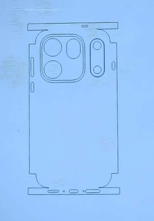 Oppo Find X10 Pro Max 5G Matte & Glossy Finish Back Protector Lamination Membrane Guard
