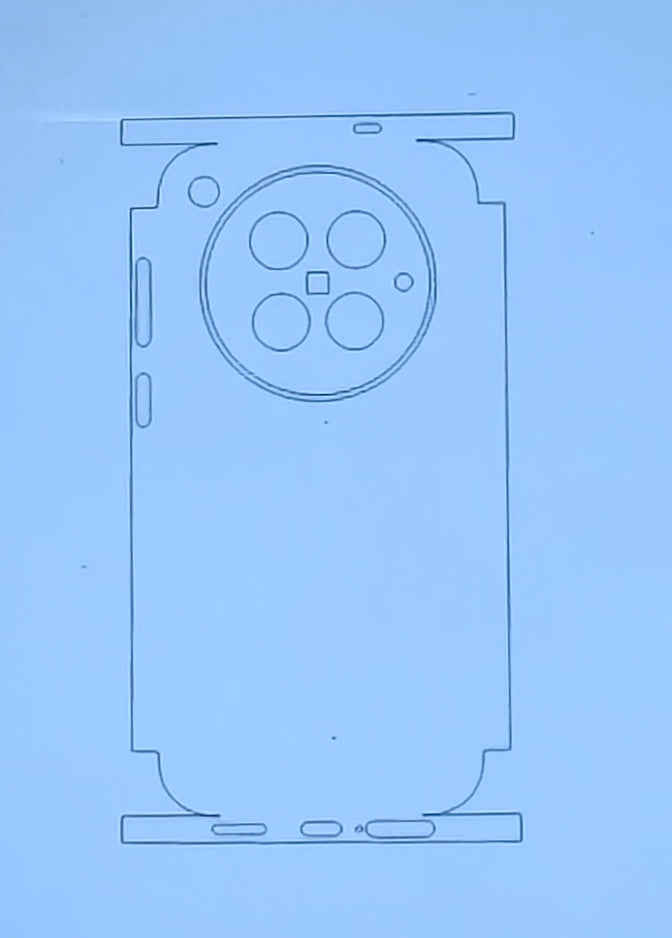 Vivo X500 Pro 5G Matte & Glossy Finish Back Protector Lamination Membrane Guard