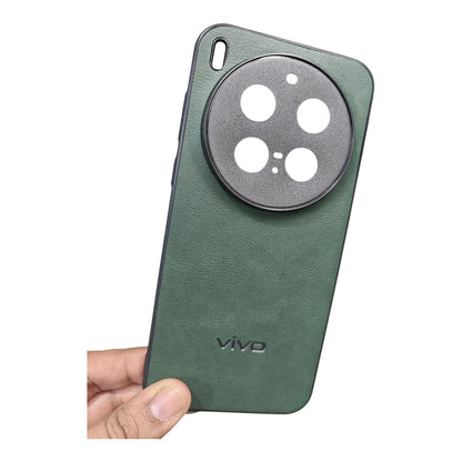 Vivo X300 Pro 5G Luxury Leather ( Side Soft, Back Hard ) Premium Quality Back Cover Case