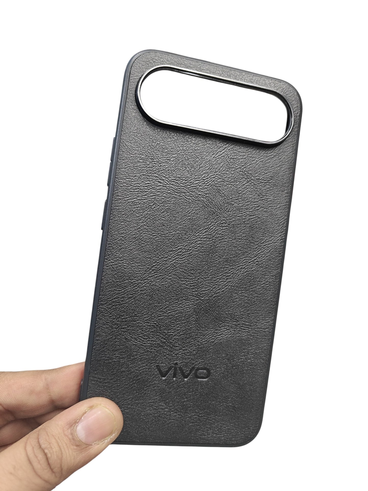 Vivo X300 FE 5G / X300FE 5G Luxury Leather ( Side Soft, Back Hard ) Premium Quality Back Cover Case