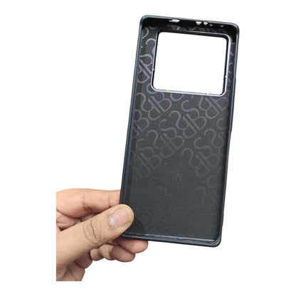 Infinix Note 40 Pro (5G) Magsafe Premium Quality Leather ( Side Soft, Back Hard ) Back Cover Case