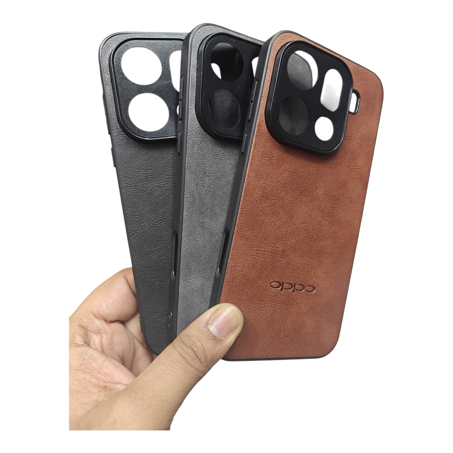 Oppo Find X9 Pro 5G Luxury Leather ( Side Soft, Back Hard ) Premium Quality Back Cover Case