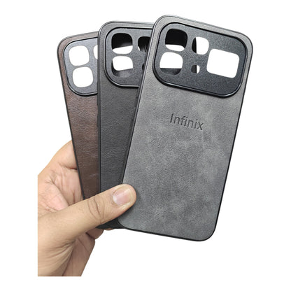 Infinix Note 60 Pro 5G / Infinix Note 60 5G Luxury Leather ( Side Soft, Back Hard ) Premium Quality Back Cover Case