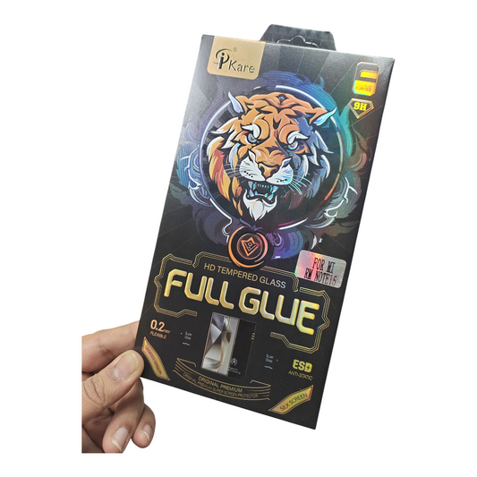 Xiaomi Redmi Note 15 5G Full Glue Curved Tempered Glass Screen Protector Guard