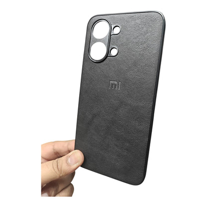 Poco X8 Pro Max 5G Luxury Leather ( Side Soft, Back Hard ) Premium Quality Back Cover Case