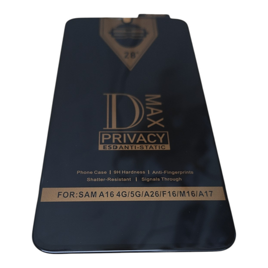 Samsung Galaxy A16 / A17 / A26 / F16 / M16 5G Premium Quality Privacy Tempered Glass Screen Protector Guard
