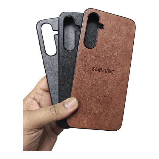 Samsung Galaxy S23FE / S23 FE 5G Luxury Leather ( Side Soft, Back Hard ) Premium Quality Back Cover Case