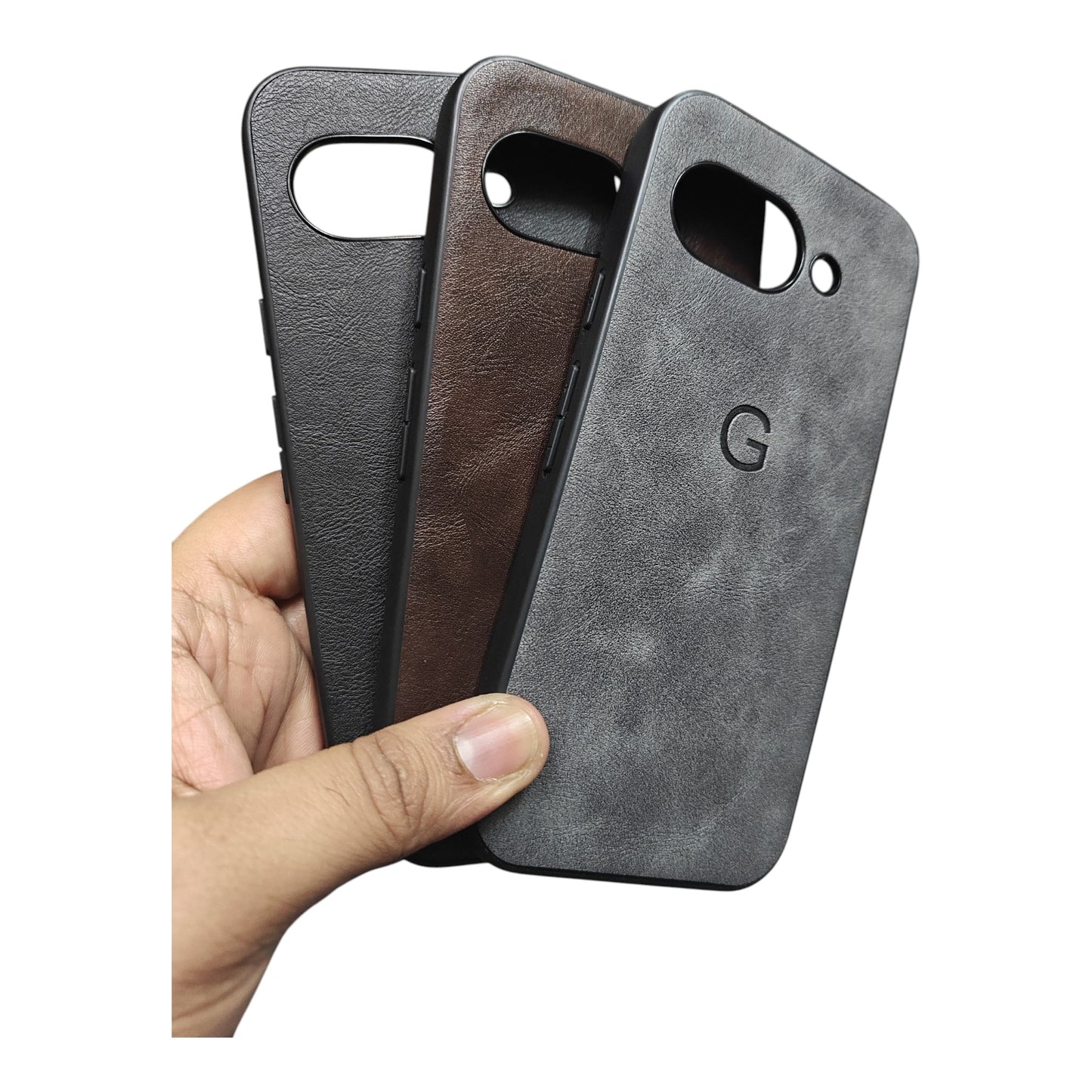 Google Pixel 9A 5G Luxury Leather ( Side Soft, Back Hard ) Premium Quality Back Cover Case