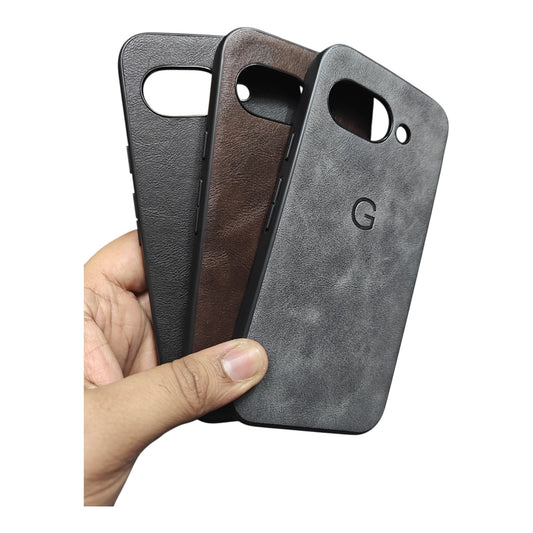 Google Pixel 9A 5G Luxury Leather ( Side Soft, Back Hard ) Premium Quality Back Cover Case