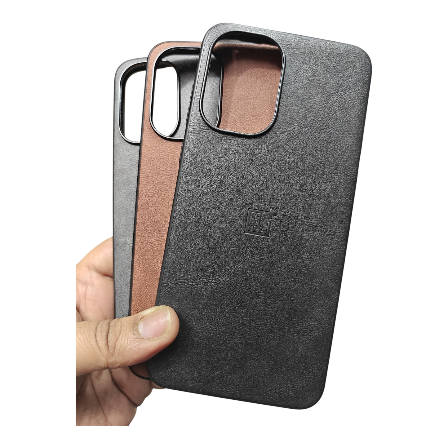 OnePlus 15R 5G Luxury Leather ( Side Soft, Back Hard ) Premium Quality Back Cover Case