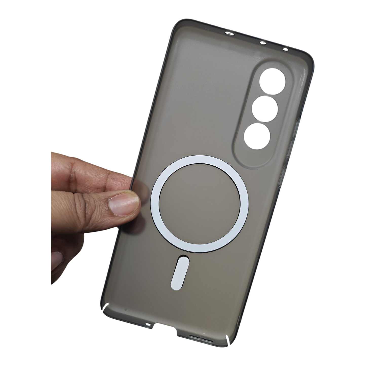 OnePlus Nord Ce4 5G / OnePlus Nord CE 4 5G Premium Quality Magsafe Matte Hard Plastic Back Cover Case - Royal Star