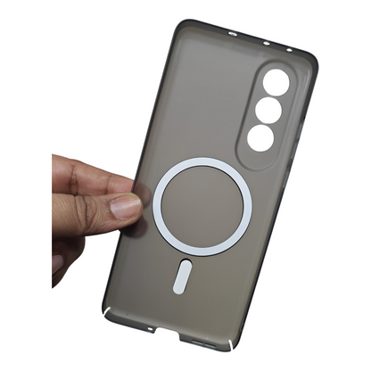 OnePlus Nord Ce4 5G / OnePlus Nord CE 4 5G Premium Quality Magsafe Matte Hard Plastic Back Cover Case - Royal Star