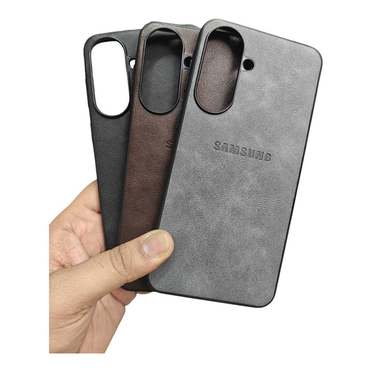 Samsung Galaxy A57 5G Luxury Leather ( Side Soft, Back Hard ) Premium Quality Back Cover Case