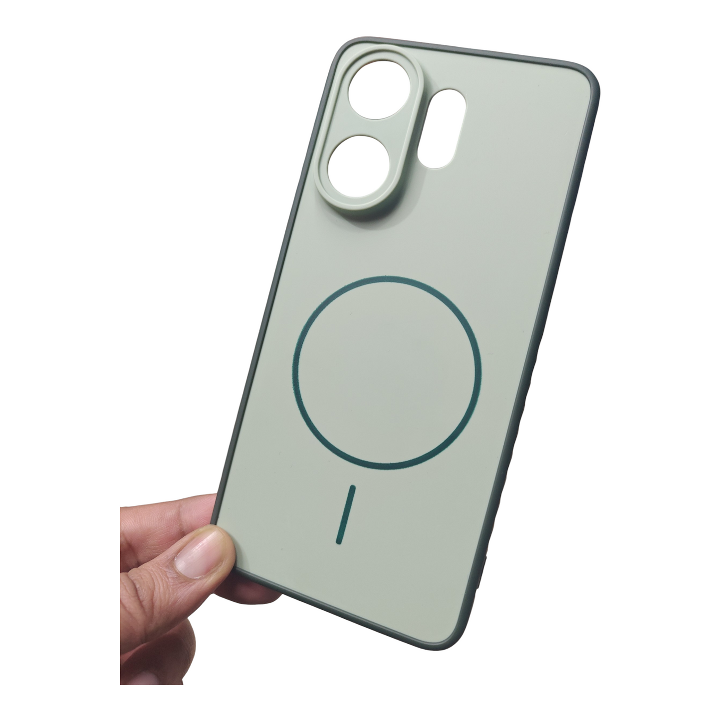 Vivo V60 5G / Vivo T4 Pro 5G / Vivo V60E 5G Premium Quality Grip Design ( Side Soft, Back Hard ) Back Cover Case ( No Magsafe, Only Design) - Royal Star