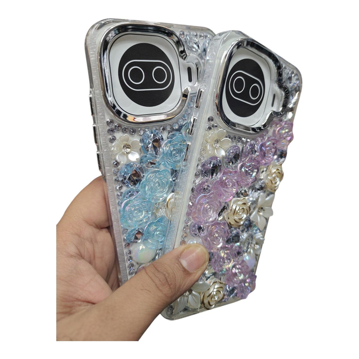 iQOO 15R 5G / iQOO15R 5G Girlish 3D Stone & Flower Back Cover Case