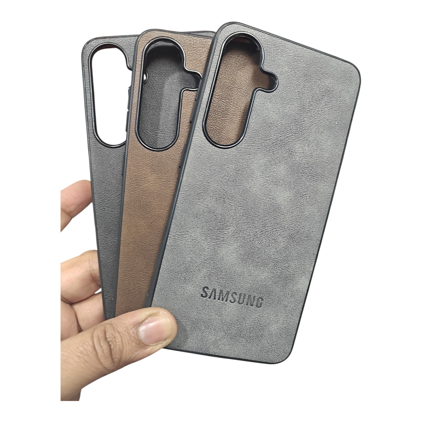 Samsung Galaxy S25 Luxury Leather ( Side Soft, Back Hard ) Back Cover Case - Royal Star