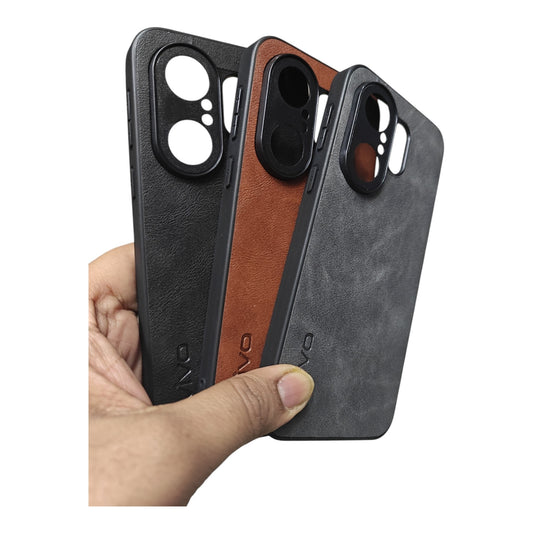 Vivo X200FE / X200 FE 5G Luxury Leather ( Side Soft, Back Hard ) Premium Quality Back Cover Case