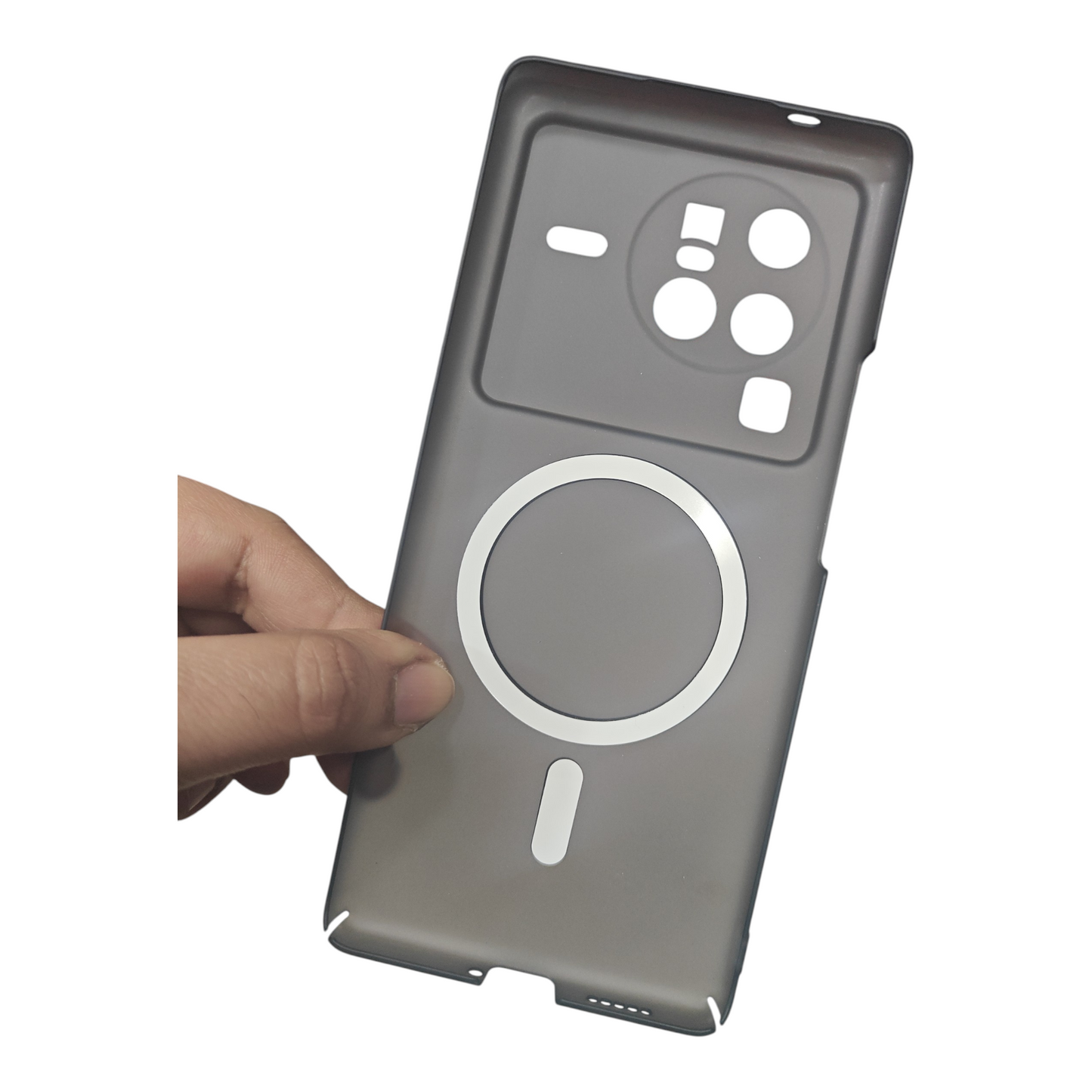 Vivo X80 Pro Premium Quality Magsafe Matte Hard Plastic Back Cover Case - Royal Star