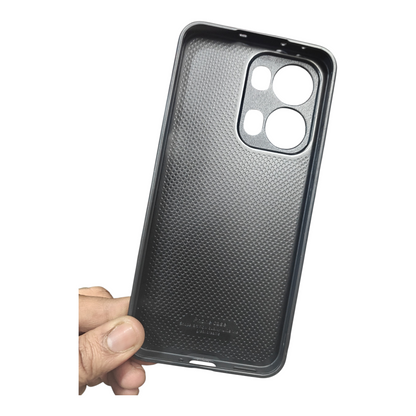 Oppo Reno 13 Pro 5G Luxury Leather ( Side Soft, Back Hard ) Back Cover Case - Royal Star