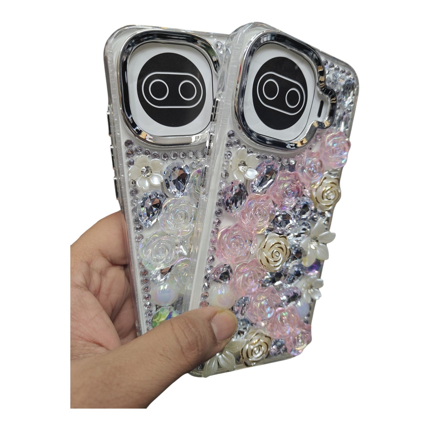 iQOO 15R 5G / iQOO15R 5G Girlish 3D Stone & Flower Back Cover Case