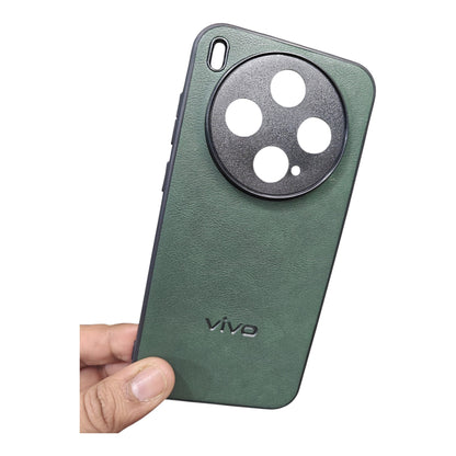 Vivo X300 5G Luxury Leather ( Side Soft, Back Hard ) Premium Quality Back Cover Case