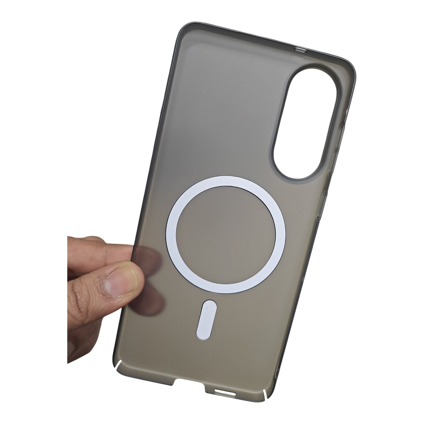 Samsung Galaxy S25 Edge 5G Premium Quality Magsafe Matte Hard Plastic Back Cover Case