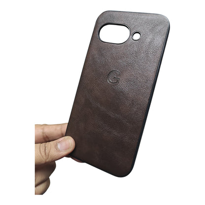 Google Pixel 9A 5G Luxury Leather ( Side Soft, Back Hard ) Premium Quality Back Cover Case