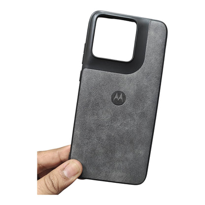 Motorola Moto Edge 70 Fusion 5G Luxury Leather ( Side Soft, Back Hard ) Premium Quality Back Cover Case