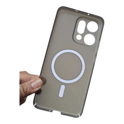 Oppo Reno 14 Pro / Reno14 Pro 5G Premium Quality Magsafe Matte Hard Plastic Back Cover Case