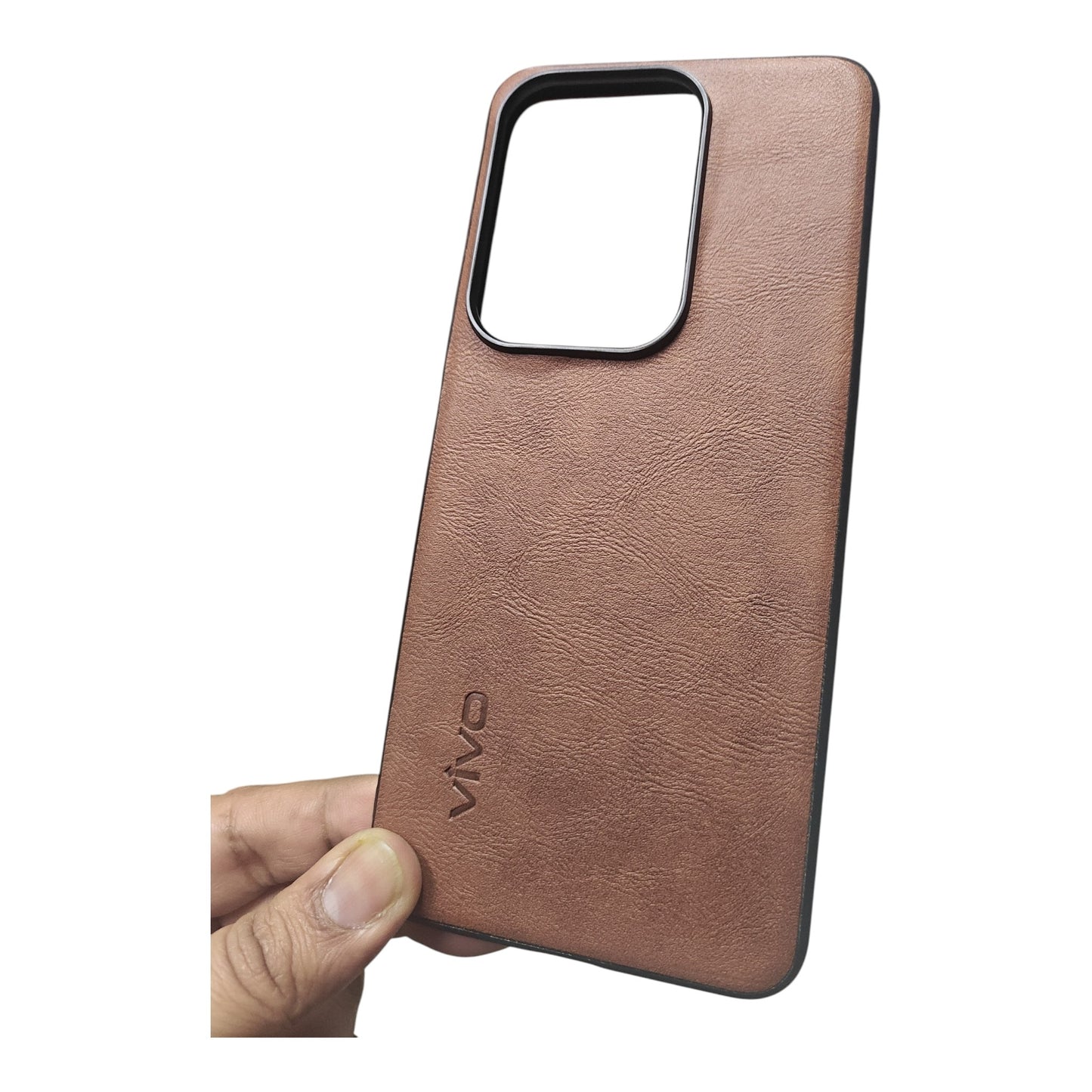 Vivo T4x / Vivo Y31 Pro / iQOO Z10x (5G) Luxury Leather ( Side Soft, Back Hard ) Premium Quality Back Cover Case