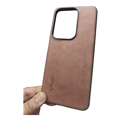 Vivo T4x / Vivo Y31 Pro / iQOO Z10x (5G) Luxury Leather ( Side Soft, Back Hard ) Premium Quality Back Cover Case