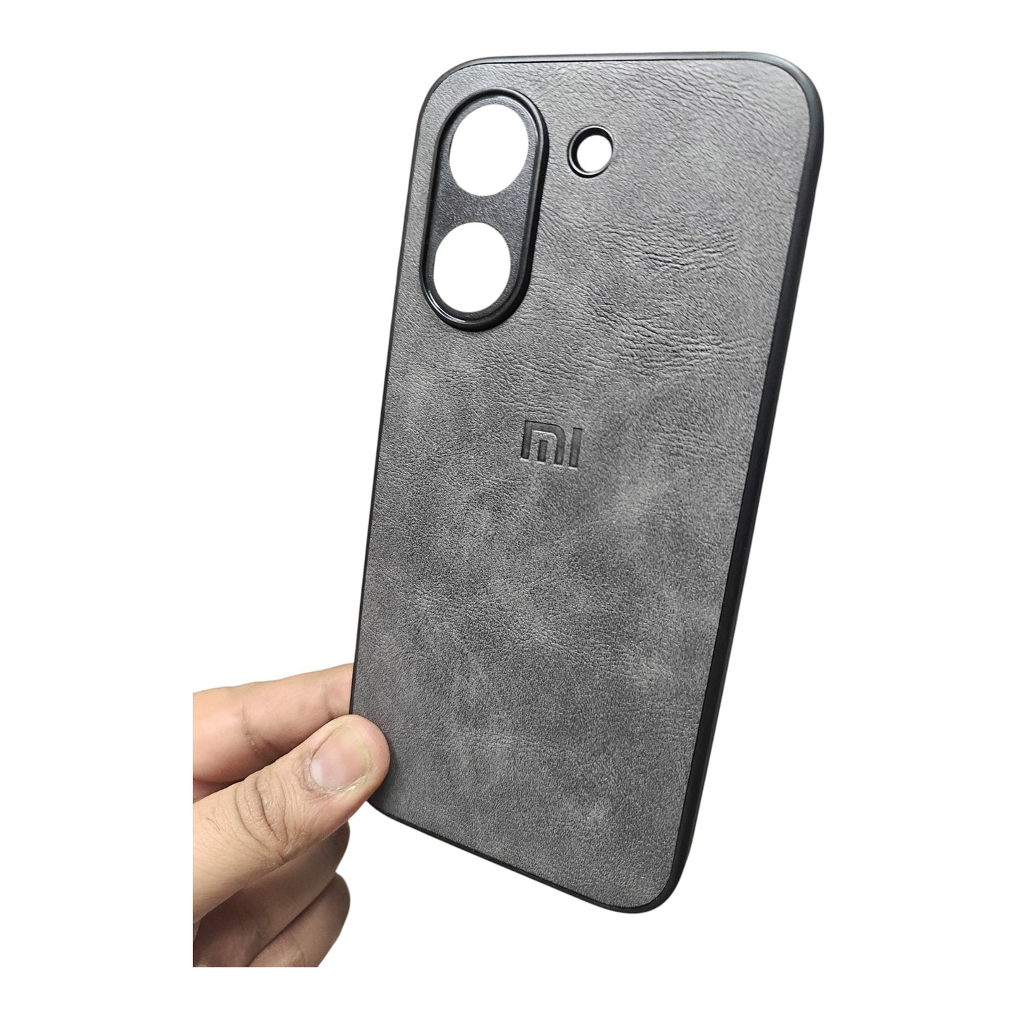 Poco X8 Pro 5G Luxury Leather ( Side Soft, Back Hard ) Premium Quality Back Cover Case