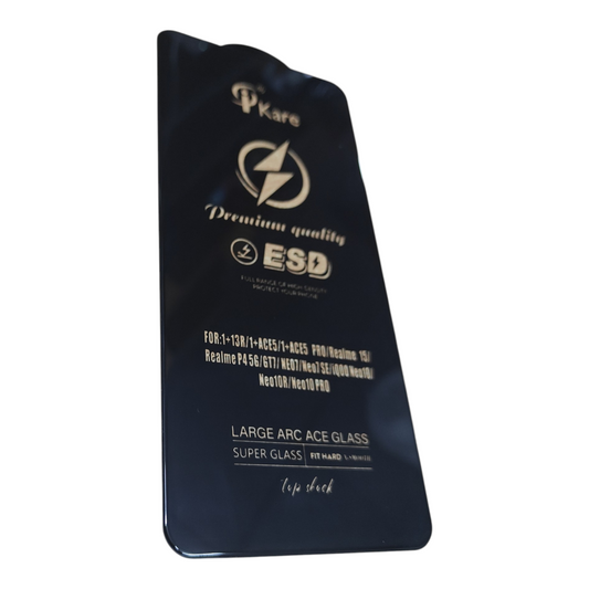 OnePlus 13R 5G / Realme P4 5G / Realme GT 7 / iQOO Neo 10 / Neo 10R / Neo 10 Pro / Neo 7 Premium Quality Tempered Glass Screen Protector Guard - Royal Star