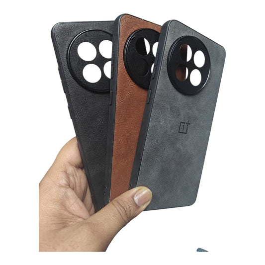OnePlus 13R 5G Luxury Leather ( Side Soft, Back Hard ) Premium Quality Back Cover Case