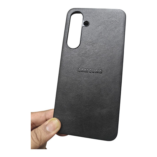 Samsung Galaxy S24FE / S24 FE 5G Luxury Leather ( Side Soft, Back Hard ) Premium Quality Back Cover Case