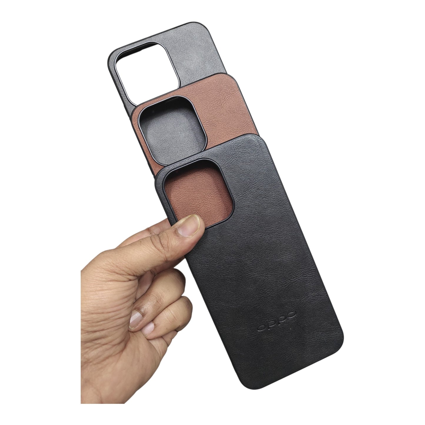 Oppo Reno 15C / Reno15C 5G Luxury Leather ( Side Soft, Back Hard ) Premium Quality Back Cover Case
