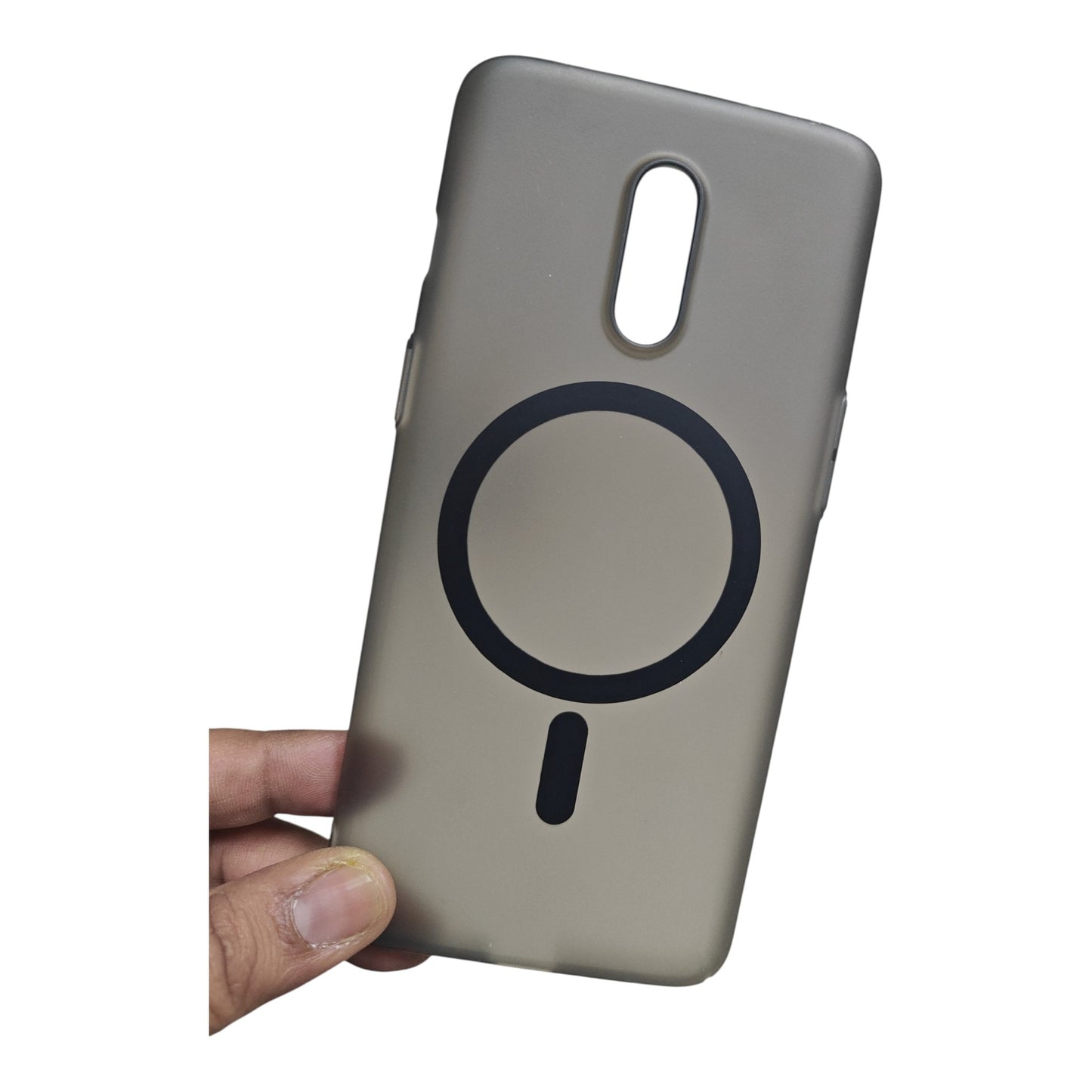 OnePlus 7 Premium Quality Magsafe Matte Hard Plastic Back Cover Case