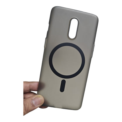 OnePlus 7 Premium Quality Magsafe Matte Hard Plastic Back Cover Case