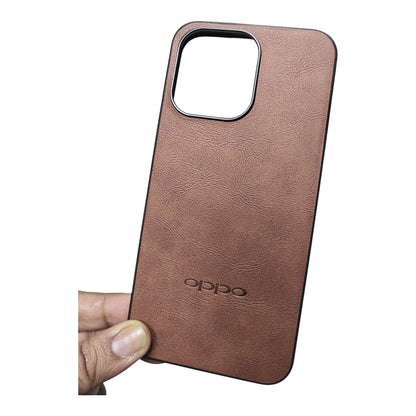 Oppo Reno 15C / Reno15C 5G Luxury Leather ( Side Soft, Back Hard ) Premium Quality Back Cover Case